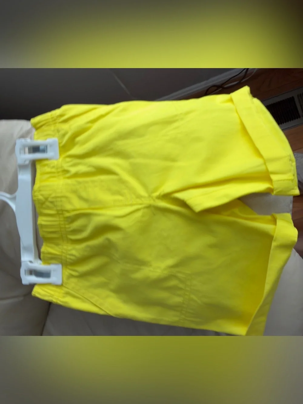 Carter's Toddler Bright Yellow Elastic Waist Shorts